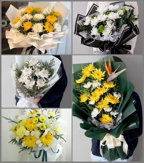安徽滁州市定远县三和集镇山岗村白事花束代送